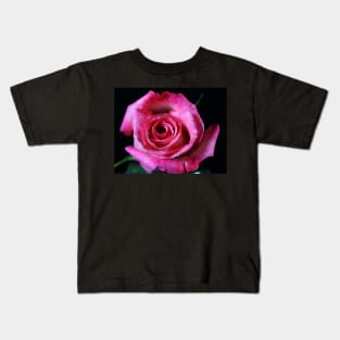 A pink Rose Kids T-Shirt